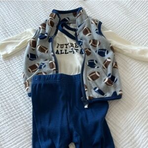 Baby Football Vest and Pants Set